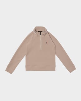 Moncler Grenoble Girl's Snowflake Intarsia Sweater, Size 8-14