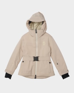 Moncler Grenoble Girl's Yoline Technical Ski Jacket, Size 8-10