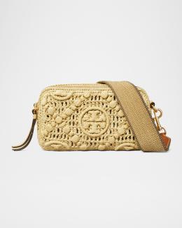Tory Burch 55mm Lock Suede Mule Sandals | Neiman Marcus