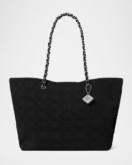 Tory Burch Perry Leather Shopper Tote Bag | Neiman Marcus