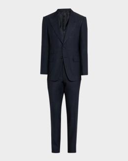 Prada Men's Silk Single-Breasted Two-Piece Suit | Neiman Marcus