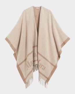 MAXMARA AGAPE ケープ Max Mara Agape Cotton Belted Cape | Neiman Marcus