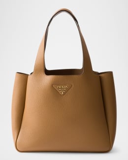 Prada Large Leather Tote Bag | Neiman Marcus