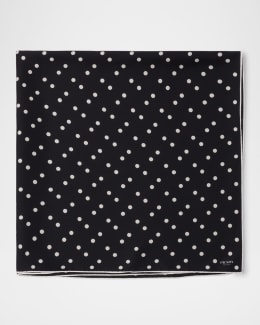 Prada Floral Silk Twill Scarf | Neiman Marcus