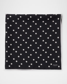 プラダ　シフォンスカーフ Prada Printed Silk Twill Scarf | Saks Fifth Avenue