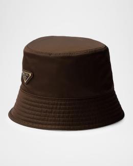 Prada Raffia Adjustable Bucket Hat | Neiman Marcus display picture 1