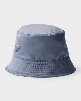 Prada Two-Tone Re-Nylon Bucket Hat | Neiman Marcus