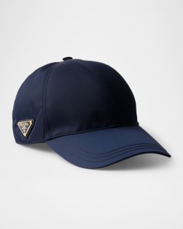 プラダ PRADA コットンbaseball cap 新作【プラダ】リネン混紡 ベースボールキャップ (PRADA