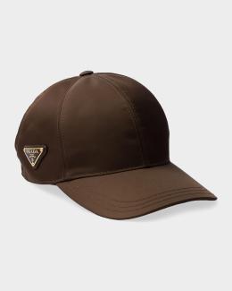 Prada Two-Tone Re-Nylon Baseball Cap | Neiman Marcus