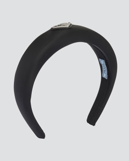 Prada Raffia-Style Crochet Headband | Neiman Marcus