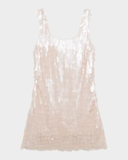 SIMKHAI Joy Guipure Lace Long-Sleeve Mini Dress | Neiman Marcus