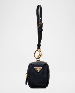 Prada Soft Robot Crochet Bag Pendant | Neiman Marcus