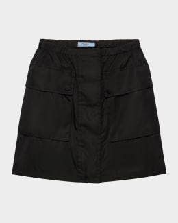 【関税&送料込】Prada Midnight Blue Mohair Blend Mini Skirt 8050242364738_MIUMIUWPRE-Front