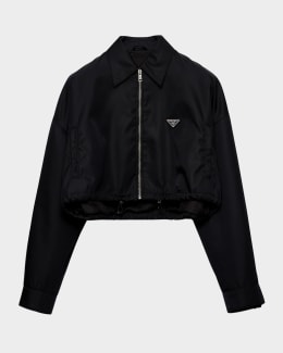 Prada Kid Mohair Blouson Jacket | Neiman Marcus