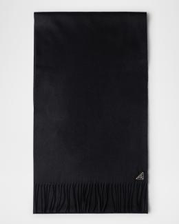 Prada Men's Wool and Cashmere Scarf | Neiman Marcus
