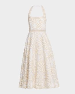 simkhai valletta strapless floral lace maxi dress Valletta Strapless Embroidered Dress – SIMKHAI main image 1
