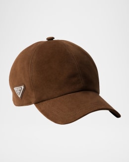 Prada Men's Denim Baseball Cap | Neiman Marcus