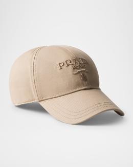 Prada Men's Denim Baseball Cap | Neiman Marcus