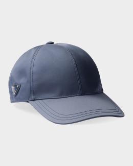 Prada Men's Denim Baseball Cap | Neiman Marcus