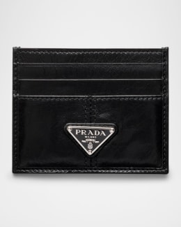Il Bisonte Men's Oriuolo Stamped Logo Leather Keychain