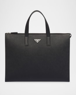 ZEGNA Men's Soft Leather Tote Bag | Neiman Marcus