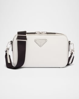 Prada Men's Speedrock Re-Nylon and Leather Smartphone Case with