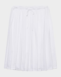 スカート PRADA OPEN-KNIT MIDI SKIRT Knitted midi skirt in black - Prada | Mytheresa