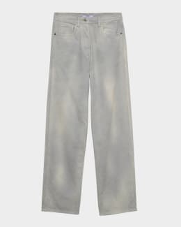 Prada Low-Rise Straight-Leg Denim Jeans | Neiman Marcus