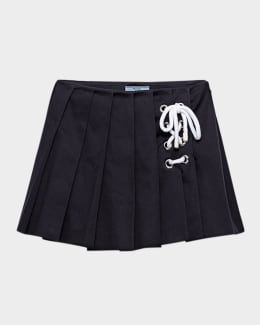 【日本入手困難】プラダ Pleated poplin skirt スカート Prada Pleated Poplin Short Skirt | Neiman Marcus