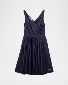 Prada Denim Mini Overall Dress | Neiman Marcus