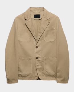 Prada Men's Linen Jacket | Neiman Marcus