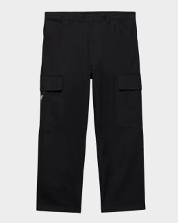 パンツ PRADA 23AW Cotton and Silk pants Prada Men's Cotton and Silk Pants | Neiman Marcus