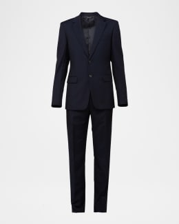 Prada Men's Mohair-Wool Solid Suit | Neiman Marcus
