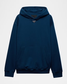 トップス 22AW PRADA pullover big logo parker S Prada Logo Sweatshirt, Jumpers - Designer Exchange | Buy