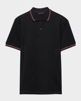Prada Men's Cotton Long-Sleeve T-Shirt | Neiman Marcus