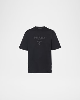 Prada Men's Jersey Logo Pocket T-Shirt | Neiman Marcus