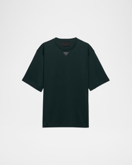 Prada Men's Short-Sleeve Cotton T-Shirt | Neiman Marcus