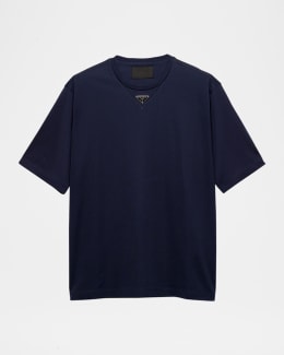 Dries Van Noten Men's Hen Oversized Graphic T-Shirt | Neiman