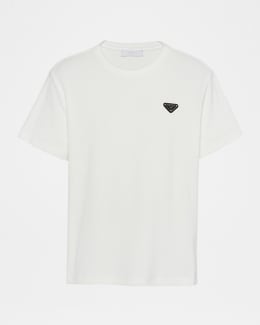 PRADA Tシャツ Prada Men's Short-Sleeve Cotton T-Shirt | Neiman Marcus