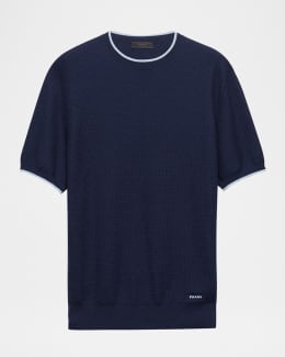 【送料&関税込】Brunello Cucinelli Short-sleeved Crew-neck L Brunello Cucinelli Short Sleeve Crew-Neck T-Shirt
