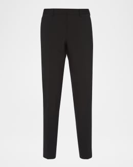 Balmain Men's Tailored Wool Straight-Leg Pants | Neiman Marcus