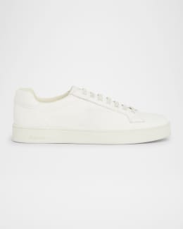スニーカー ALEXANDER MCQUEEN Larry low-top leather sneakers WHITE McQueen - Larry leather sneakers White - The Corner