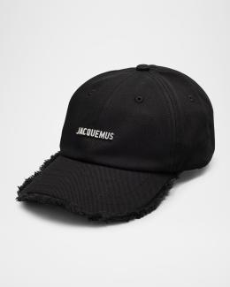 Jacquemus Men's La Casquette Artichaut Baseball Cap | Neiman Marcus