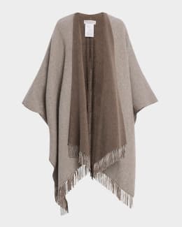 Max Mara Agape Cotton Belted Cape | Neiman Marcus