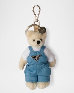 Prada Men's Teddy Bear Bag Charm | Neiman Marcus
