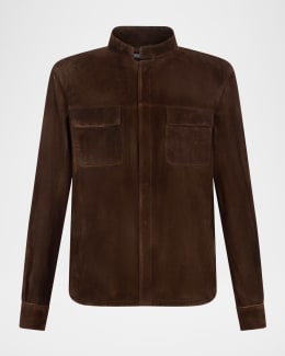 Rag & Bone Men's Melrose Full-Zip Leather Jacket | Neiman Marcus
