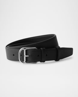 【関税&送料込】Prada Antiqued Leather Belt Prada Antiqued Leather Belt | Saks Fifth Avenue