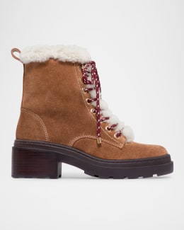 UGG Adirondack Meridian Leather Shearling Hiker Boots