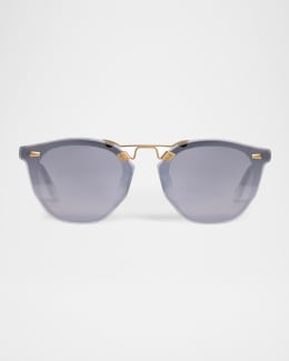 サングラス by FAR Sunglasses Texas Matt - By Far - l - Silver tone Sunglasses Texas Matt - By Far - Metal - Silver tone Blue
