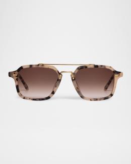 KREWE Alixie Acetate Oval Sunglasses | Neiman Marcus display picture 3
